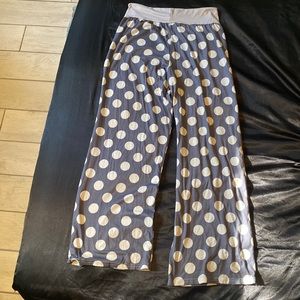 XL polka dotted pajama pants